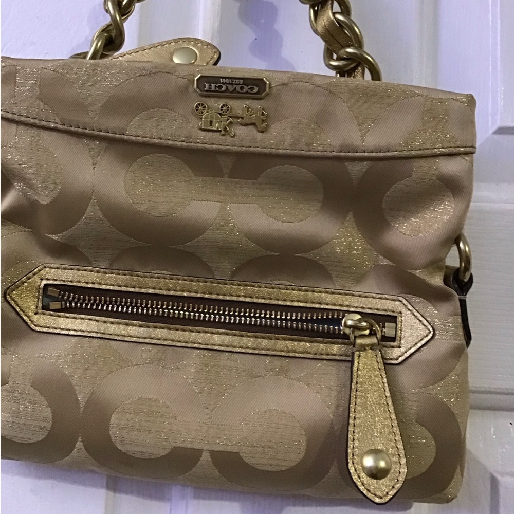 Coach Gold Chain Clutch - Picture 4 of 7